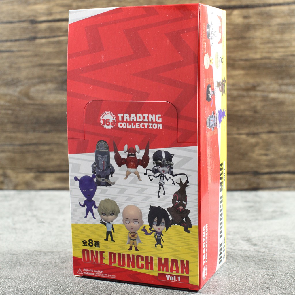 【翔翔玩具鋪】 代理版 16d收藏系列模型 ONE PUNCH MAN Vol.1 一拳超人 1中盒8入 埼玉 傑諾斯