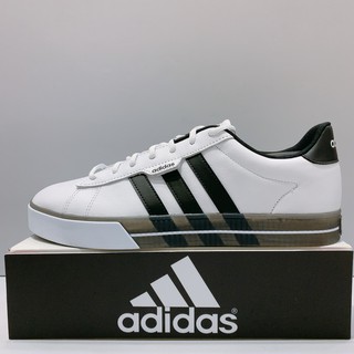 adidas DAILY 3.0 男生 白色 皮革 舒適 復古 板鞋 運動 休閒鞋 G55066
