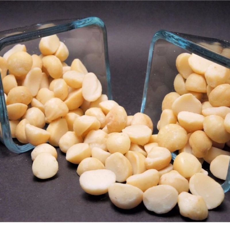 原味夏威夷豆 (250g/600g) 4L顆粒 已去殼  無調味 低溫烘焙 翠園食品 真空夾鏈袋出貨