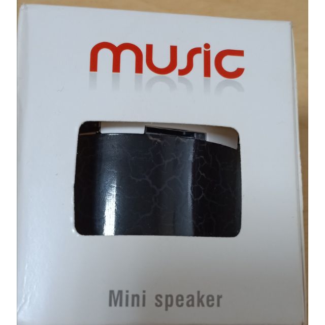 Mini Music speaker 藍牙喇叭 全新（內附傳輸線）