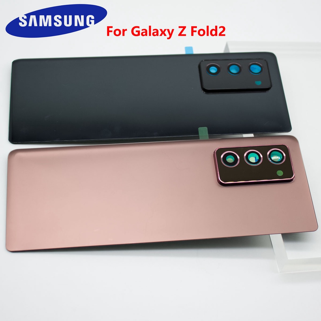 三星 Galaxy Z Fold 2 5G F916 F916U 電池後蓋 Z Fold2 後門玻璃外殼更換 + 相機鏡