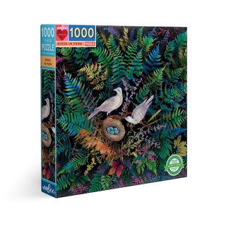 歐美進口拼圖eeBoo（美國）/1000片/Birds in Fern