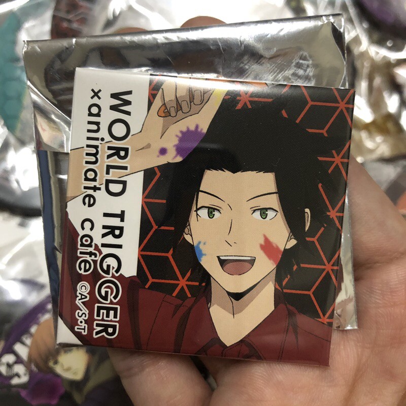 正版境界觸發者ワールドトリガー嵐山准安美咖啡徽章 蝦皮購物