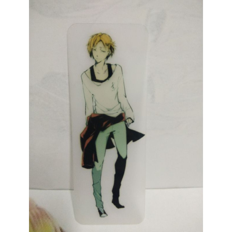 文豪stray Dogs 文豪野犬文豪谷崎潤一郎谷崎潤一郎半透明書籤書籤pvc書籤書卡卡片卡小卡 蝦皮購物