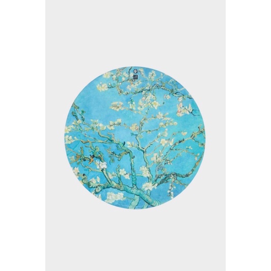 Manduka 3mm圓型瑜珈墊 (限量梵谷系列)杏花藍Van Gogh Almond blossom