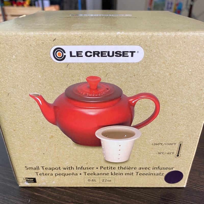 LC le creuset 中式茶壺現貨紫色一個