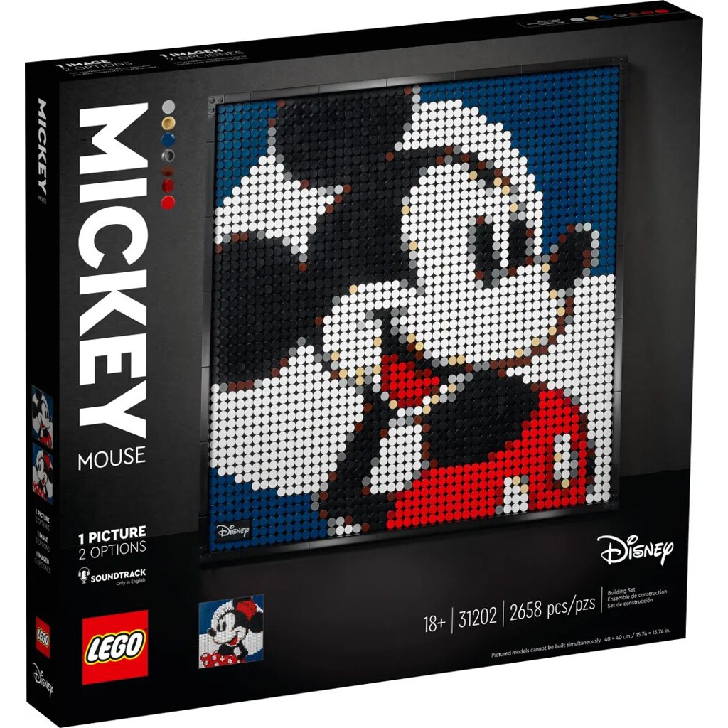 [ 玩樂磚家 ] LEGO 31202 Disney's Mickey Mouse 迪士尼米奇老鼠 ART系列
