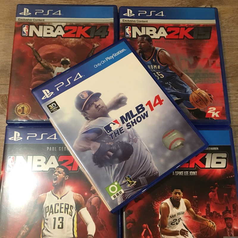 PS4 NBA 2K14~17+MLB THE SHOW 14