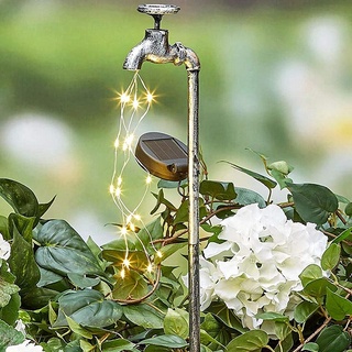 太陽能照明36led太陽能花園燈 創意星型淋浴花園藝術燈 園藝草坪燈 太陽能地插燈浪漫戶外花園派對婚禮裝飾氣氛燈 #6