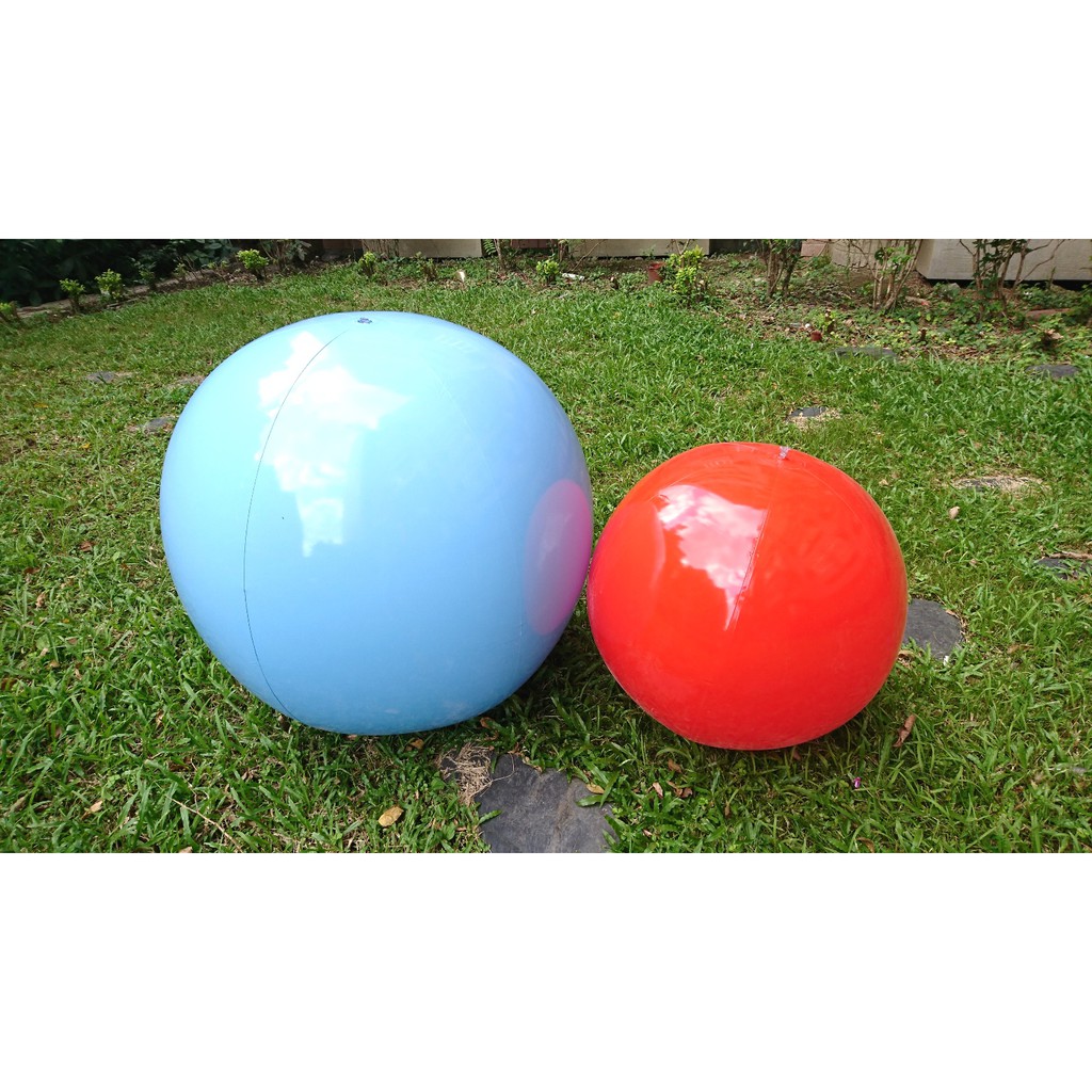 充氣玩具-- 48吋(120cm)充氣球 海灘球 大滾球 大龍球 充氣後約80cm 客訂含稅下標區