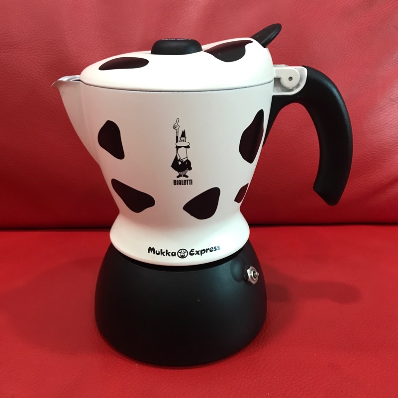 出清降價/Bialetti/乳牛摩卡壺Mukka/義大利正品/2杯份/咖啡機