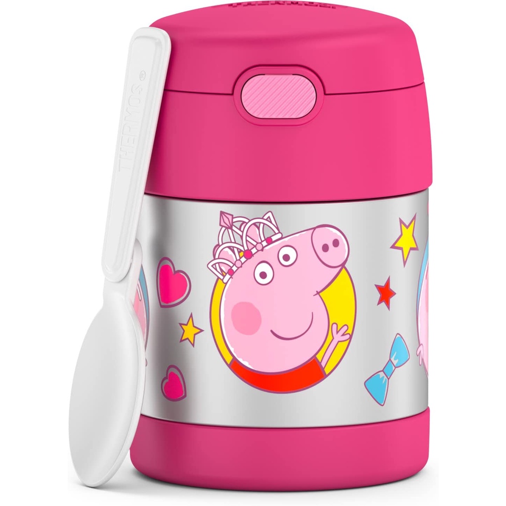 預購👍正版👍美國 THERMOS 不鏽鋼保溫瓶 保溫罐 副食品 粉紅豬小妹 Peppa Pig  悶燒罐 佩佩豬 膳魔師