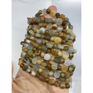 D2438天然緬甸玉A貨/八卦 手珠 手串 尺寸約： 直徑寬8mm 手圍周長可配戴15.8公分以內可配戴