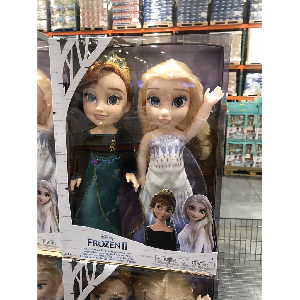 好市多代購-FROZEN 2 ANNA &amp;ELSA DOLL 冰雪奇緣公主玩偶兩入組合 #3320133