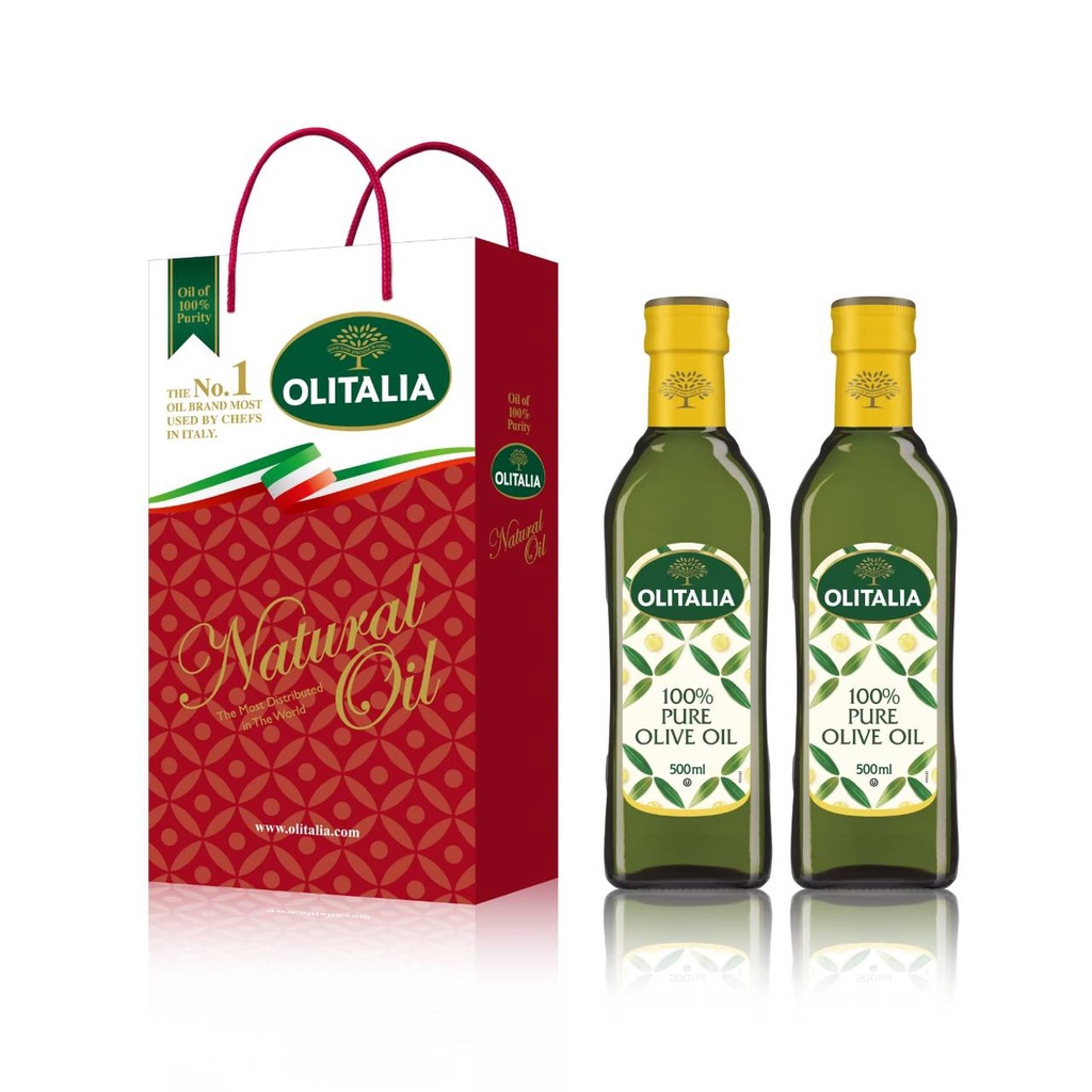 飛仕特高爾夫 【Olitalia奧利塔】純橄欖油禮盒組(500mlx2瓶)