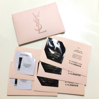 全新 YSL 聖羅蘭 恆久完美無瑕粉底 (B20) 1ml*3 名膜肌密光燦水凝露 1ml*2