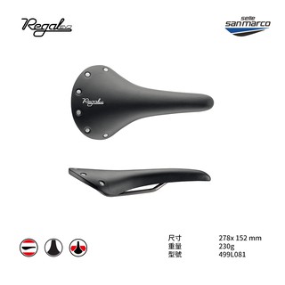 【Selle San marco】坐墊 REGAL EVO FULL-FIT RACING FLAT 黑/黑 499L