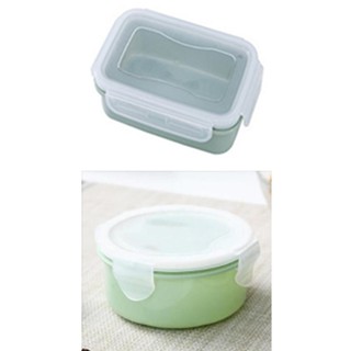 居家家塑膠冰箱食品保鮮盒 圓形密封盒 廚房長方形飯盒便當盒 收納盒保鮮盒 環保 便當盒 密封盒 飯盒 儲物盒 收納籃