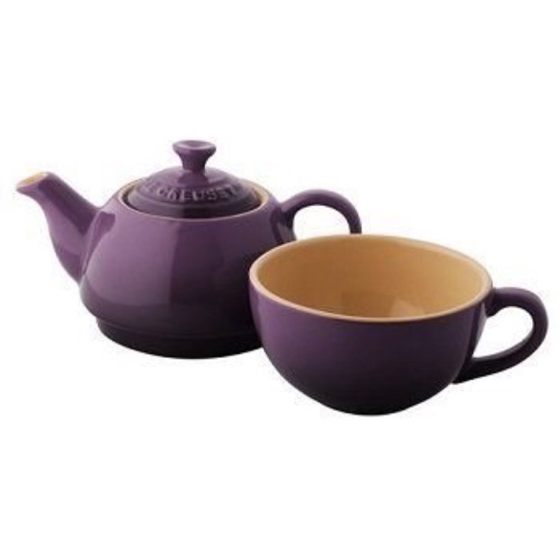 Le creuset LC 葡萄紫子母壺/杯