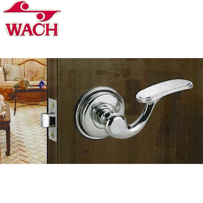 《WACH》W201花旗美人魚水平把手 下座把手 門鎖 (不含補助鎖) 材質鋅合金