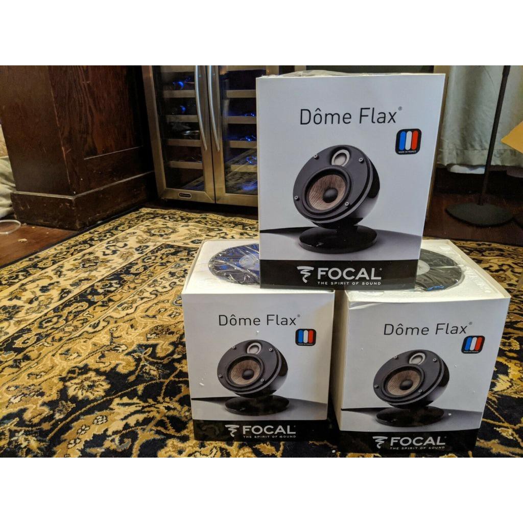 Focal Dome Flax造型系列喇叭x 3 8寸超重低音喇叭x1 3 1聲道組合 鋼琴烤漆 黑 蝦皮購物