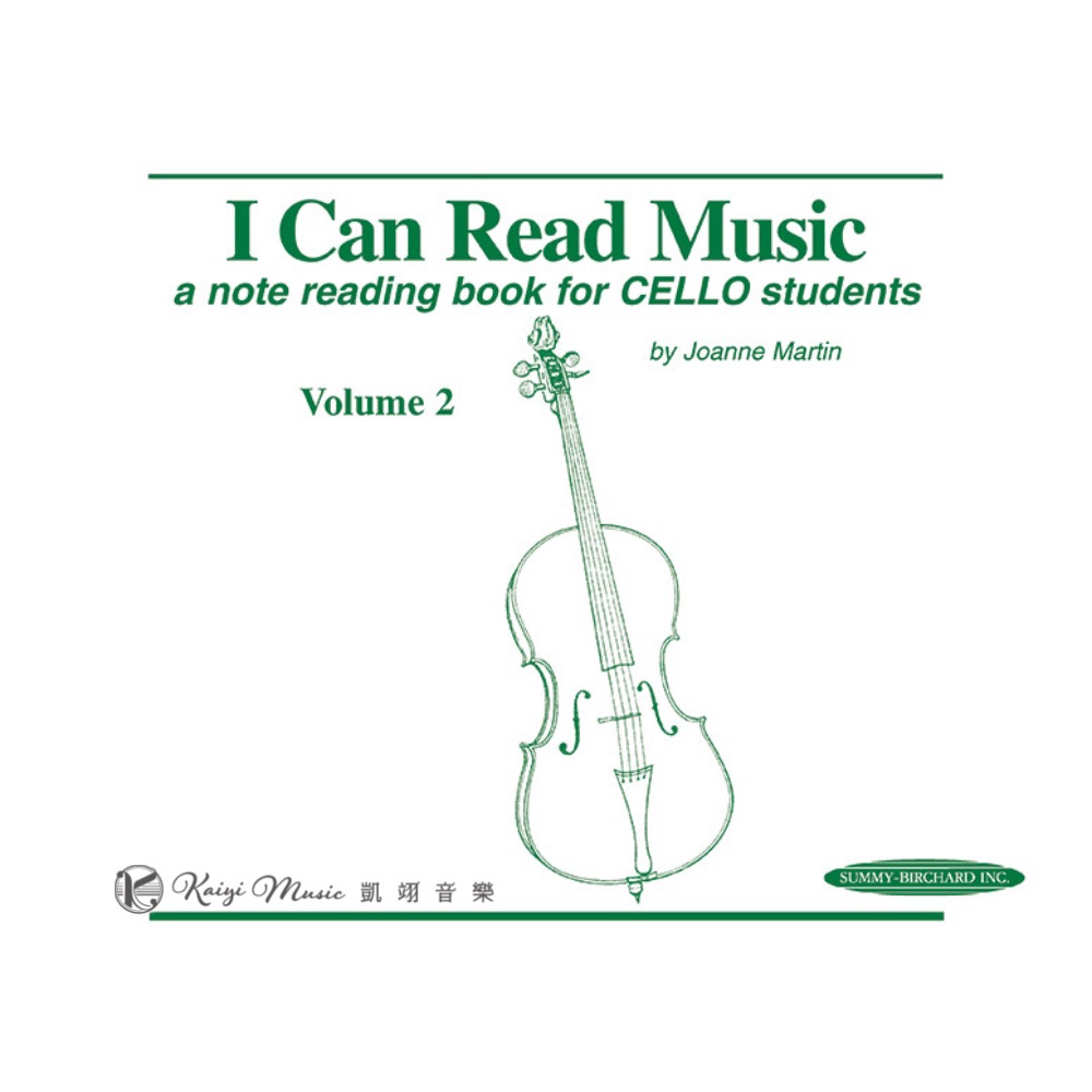【凱翊︱AF】I Can Read Music 大提琴視譜練習 第2冊 Note reading book Cello
