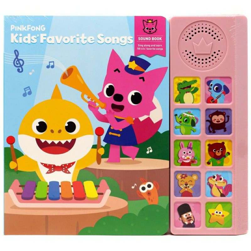 限量特價 Pinkfong 碰碰狐寶寶鯊魚有聲書動物歌 孩子最愛有聲書baby Shark 有聲書 蝦皮購物