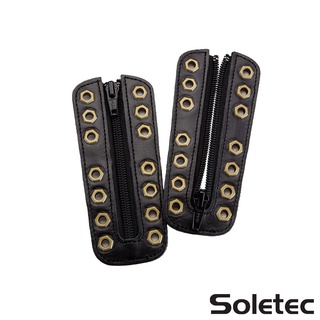【Soletec超鐵】1085黑色拉鍊盤 (2片一組)