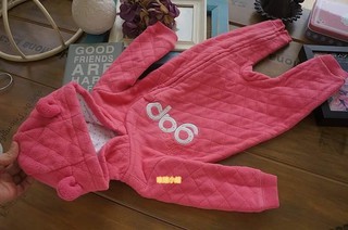 唯臻小舖╭NG品美單 baby 搖粒絨 雙邊拉鍊 連帽 耳朵 造型 連身衣 兔裝＊9m.12m.18m 【P0016】
