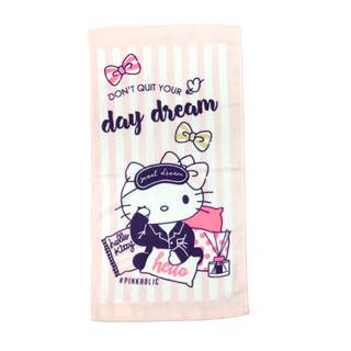 【Sanrio三麗鷗】凱蒂貓軟香童巾 100%棉 28x54cm [ PinkHolic系列 ]