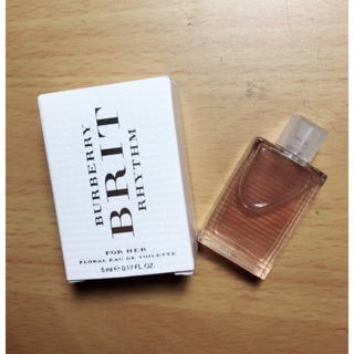 BURBERRY Brit RHYTHM金屬搖滾風格女性淡香水 5ml