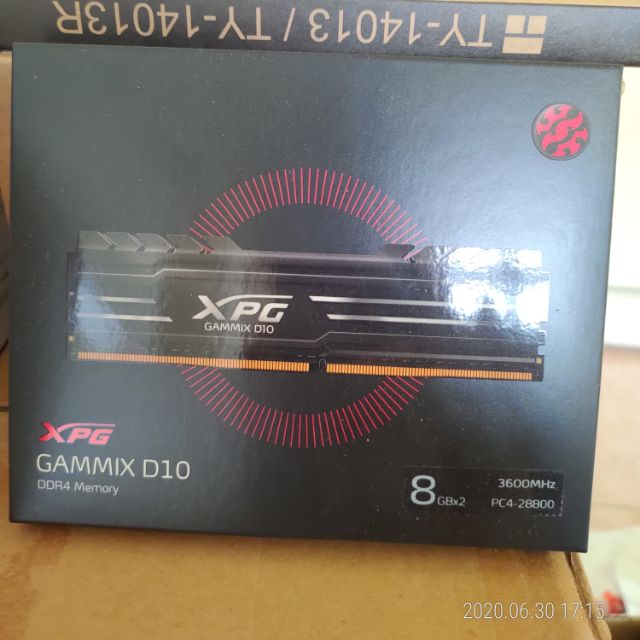 威剛 記憶體 ram XPG D10 ddr4 3600 8g*2