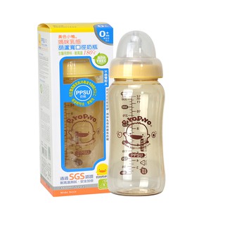 Piyo Piyo 黃色小鴨媽咪乳感PPSU防脹氣奶瓶 寬口徑奶瓶360ML GT-83506 娃娃購 婦嬰用品專賣店