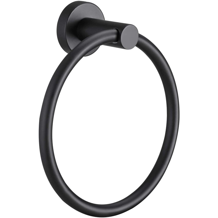 Formwell 手巾環 ,304 不銹鋼圓形毛巾環, 用於浴室和廚房或其他地方,需打孔安裝,適合所有墻面