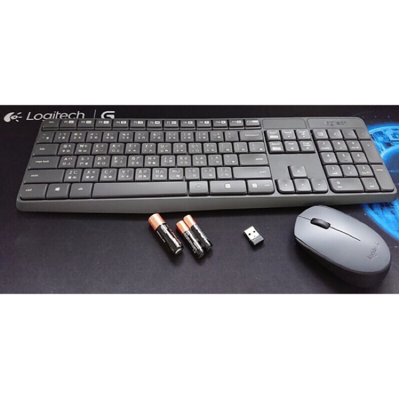 Logitech 羅技 MK235 無線鍵盤滑鼠組