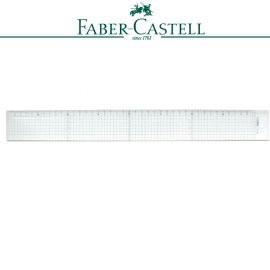 精品文具庫｜Faber-Castell 901 高級方眼切割直尺 不鏽鋼邊 三種尺寸