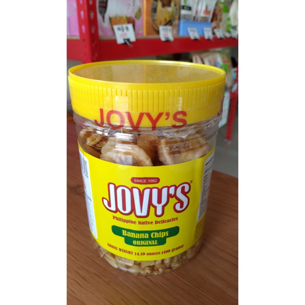【ㄚ念小鋪】"焦糖香蕉乾"Jovy's Banana Chips 400g #菲律賓特產