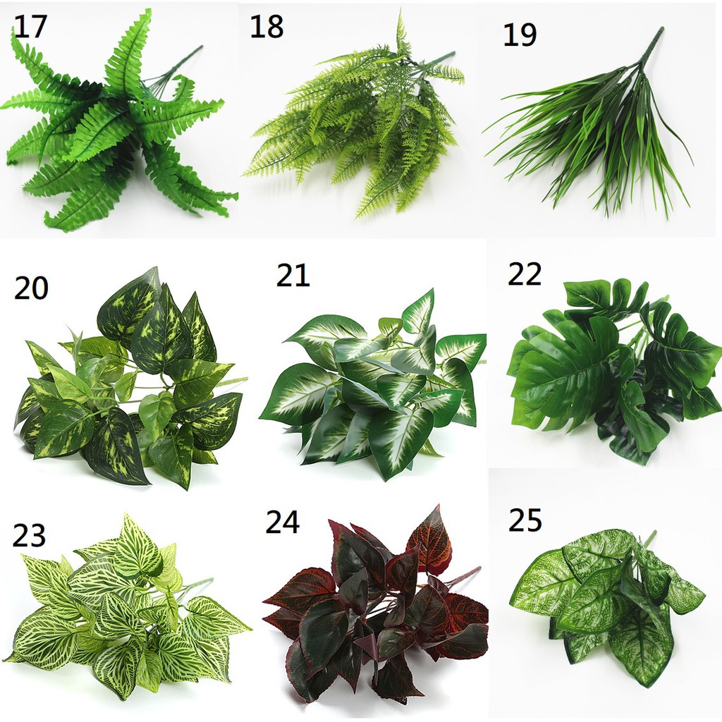 植物牆植栽仿真植物背景牆綠化牆人造植栽人工植物人造植物草葉植物牆專用配方植株植物牆綠化人造植物園藝櫥窗裝飾造景