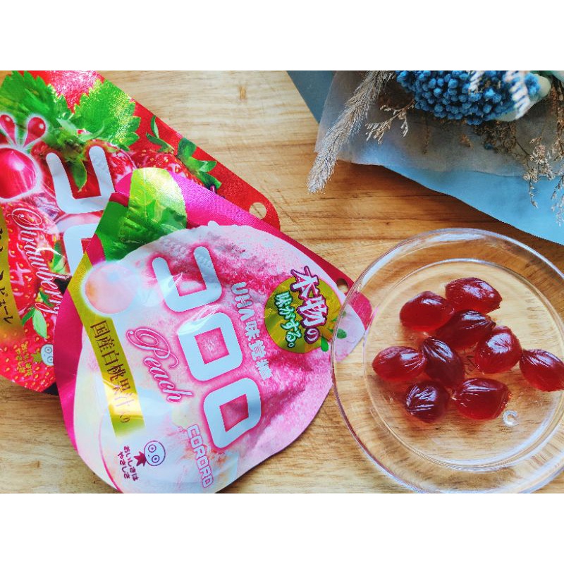 即期出清【🇯🇵日本進口】 UHA 味覺糖 酷露露Q糖 草莓味、水蜜桃味、藍莓味、熱帶水果味