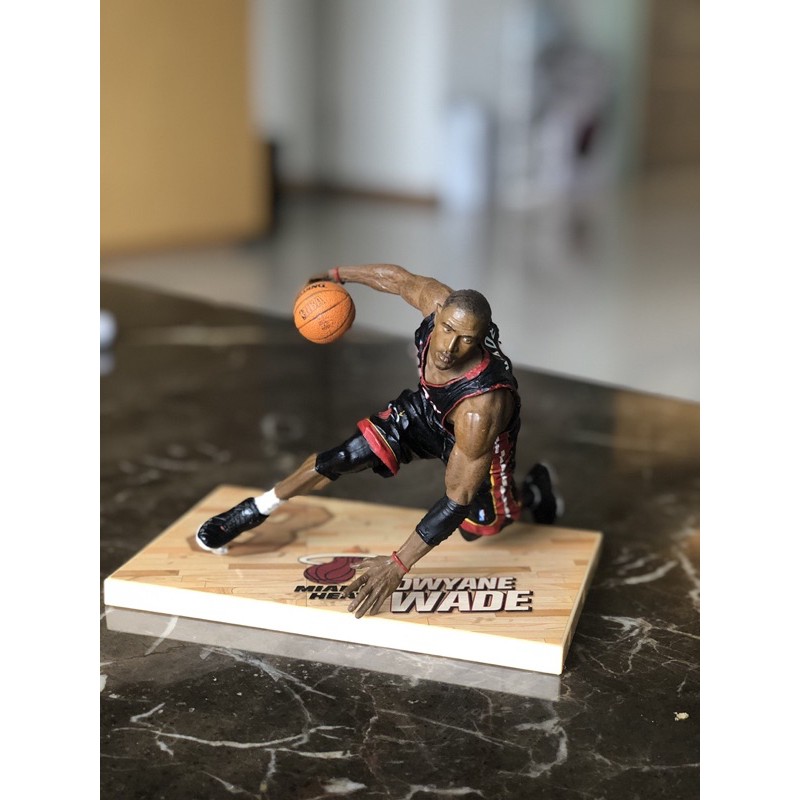 【Sway二手倉庫】麥法蘭Mcfarlane NBA模型 Dwyane Wade 熱火全名星 公仔 收藏