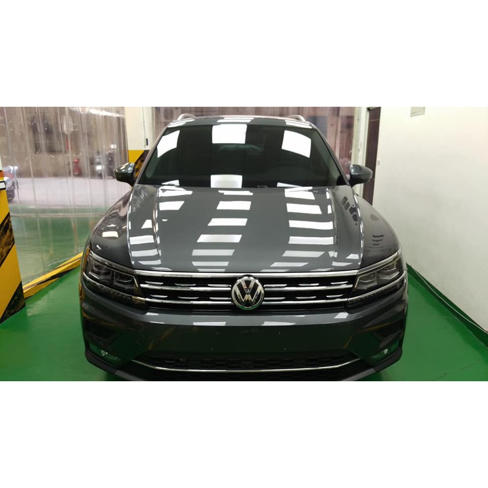 Volkswagen Tiguan引擎蓋美國頂級TPU犀牛皮保護膜包膜