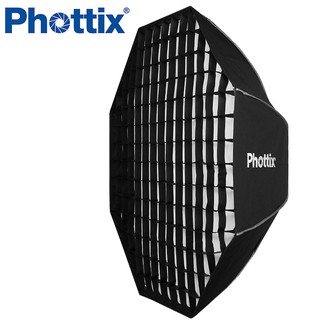 Phottix 新式二合一 帶網格柔光箱 八角罩 122cm 輕量無影罩 蜂巢 柔光罩 82616 相機專家 [公司貨]