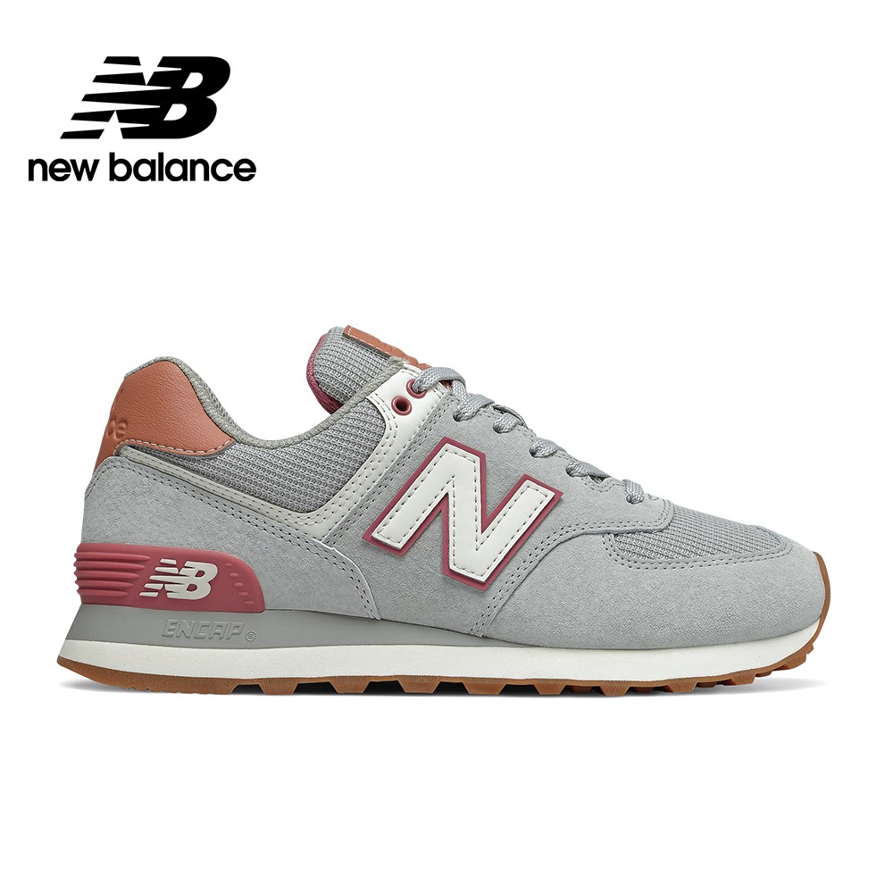【New Balance】 NB  復古運動鞋_女性_灰粉紅_WL574BCZ-B楦 574