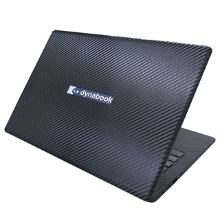 【Ezstick】Dynabook CS40L-HB 黑色卡夢紋機身貼(含上蓋 + 鍵盤週圍) DIY包膜