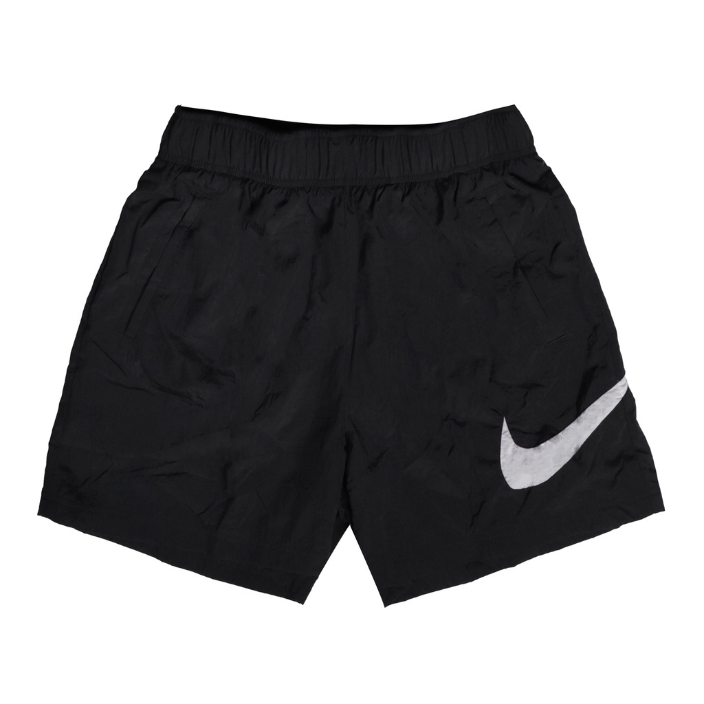 Nike 短褲 NSW 女款 黑 寬鬆 內網眼 大勾 透氣 高腰 尼龍【ACS】 DM6740-010
