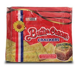 菲律賓CroleyFoods Butter Cream Ensaymada 起司麵包餅乾/1包/25x10g