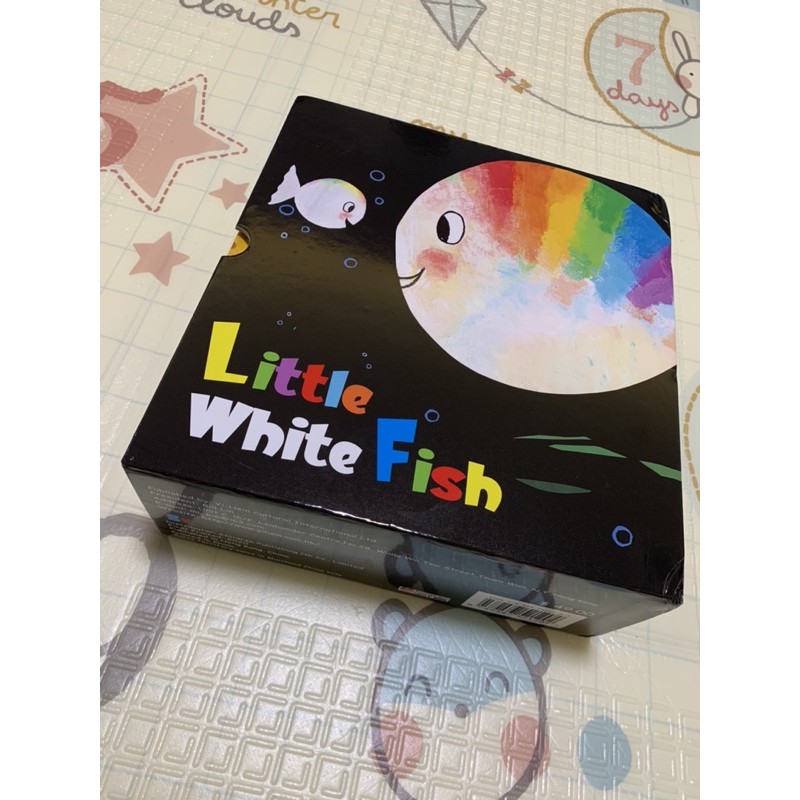 📕【蓋世正版】比利時原版點讀繪本「彩虹色的小白魚Little White Fish」