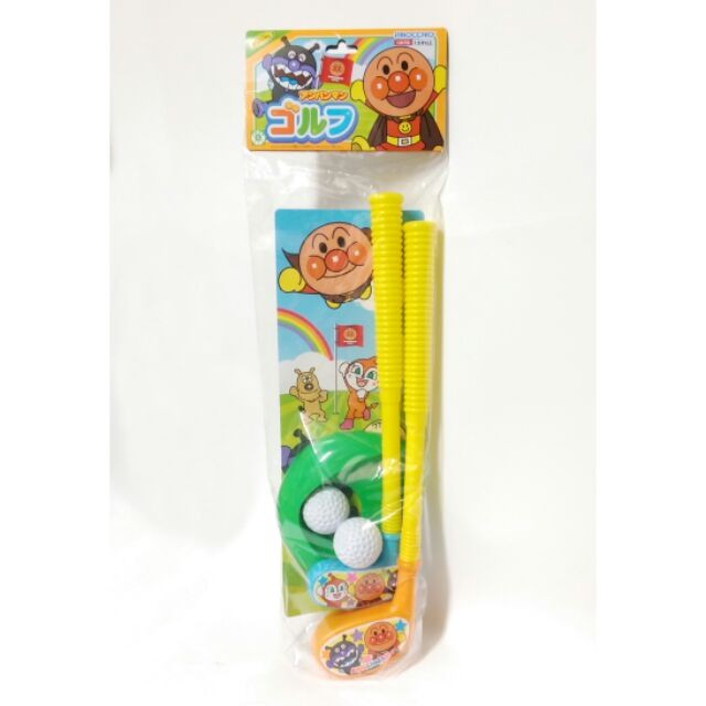 日本進口正版  Anpanman  麵包超人 高爾夫球玩具組(3064)