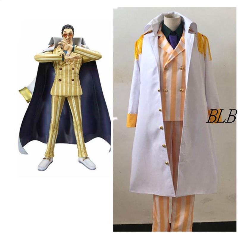 海賊王海軍制服黃猿大將軍服正義披風全套cosplay服裝定做cos服裝 蝦皮購物