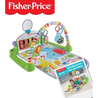 《回饋157蝦幣最超值／JC親子嚴選》奇哥公司貨 fisher price 費雪 費雪可愛動物鋼琴健身器 健力器 健力架